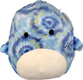 SQUISHMALLOW KellyToys - 8 Inch (20cm) - Luther The Blue Tie Dye Shark - Super Soft Plush Toy Animal Pillow Pal Buddy