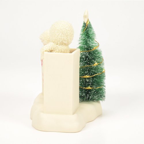 Department 56 Snowbabies Christmas Jubilee Frosty Frolic Fort with Tree Lit Figurine, 5.51 Inch, Multicolor