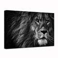 Nachic Wall Animal Painting Wall Art Black and White Lion Portrait Picture Prints Wildlife Canvas Artwork Modern Home Office Bedroom Wall Decor Ready to Hang 24x36inch