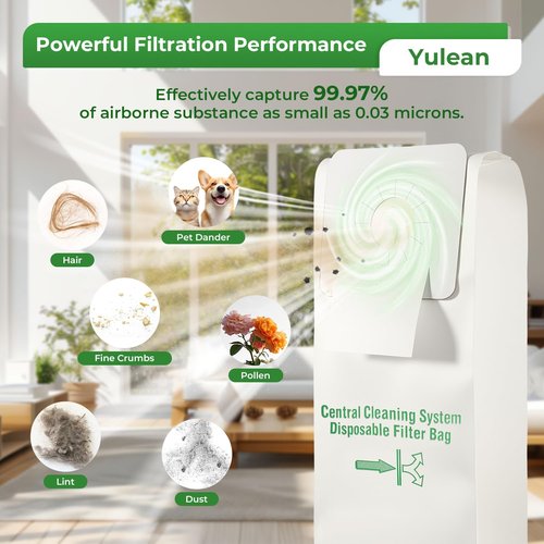 3 Pack 391 Central Vacuum Bags Compatible with Nutone Cental 391, 3918, 44186, CV350, CV351, CV352, CV353, CV400, CV450, CV553, CV653, CV750 Models