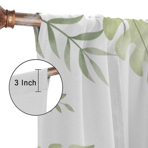 SGLyuliang Nursery Curtains Jungle Safari Theme with Giraffe Print, Kids Room Classroom Decor, 42x45 Inches, 75% Blackout Fabric for Baby Nursery, Animal Cub Design, Easy Install & Machine Washable