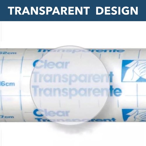 Con-Tact Brand Creative Clear Covering, Versatile and Self-Adhesive Shelf Liner, Ideal Privacy Film, Protective Clear Vinyl, 18'' x 50', Matte