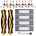 17 Pack Replacements Parts for Ecovacs Deebot Ozmo 920/950/T5/T8/T8MAX T8Power T8aivi T8+/ N8+/N8 Pro/ N8 Pro Plus Accessories, 2 Roller Brushes, 10 Side Brush, 4 Filter
