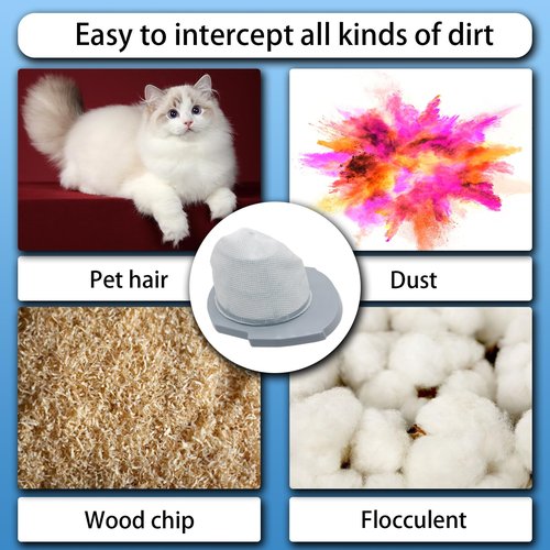 2 Pack 2773a Filter Compatible with Bissell 3-in-1 Lightweight Featherweight PowerBrush Vacuum Model 2773, 2773A Models
