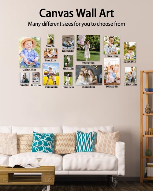 AbcCustomize Canvas Prints - Personalized Photo Art for Home Decor | Fast Shipping & Ready to Hang