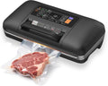 85Kpa Vacuum Sealer Machine - 10-in-1 Automatic Food Saver with Easy-Lock Handle & Built-in Cutter | Includes Bags & Hose