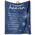 Glydein Sympathy Gifts for Loss of Loved One, Soft Flannel Memorial Blanket, Bereavement Gift Idea, Grief Sorry for Your Loss for Mom Dad Grandma Grandpa Sister - 50‘’ X 60‘’