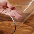 38x96 inch PVC Vinyl Table Pad for Coffee Conference Table Kitchen Countertop Cover Clear Plastic Table Top Cloth for Dinner Buffet Wedding Birthday Party Table Water Heat Resistant Non-slip Dustproof
