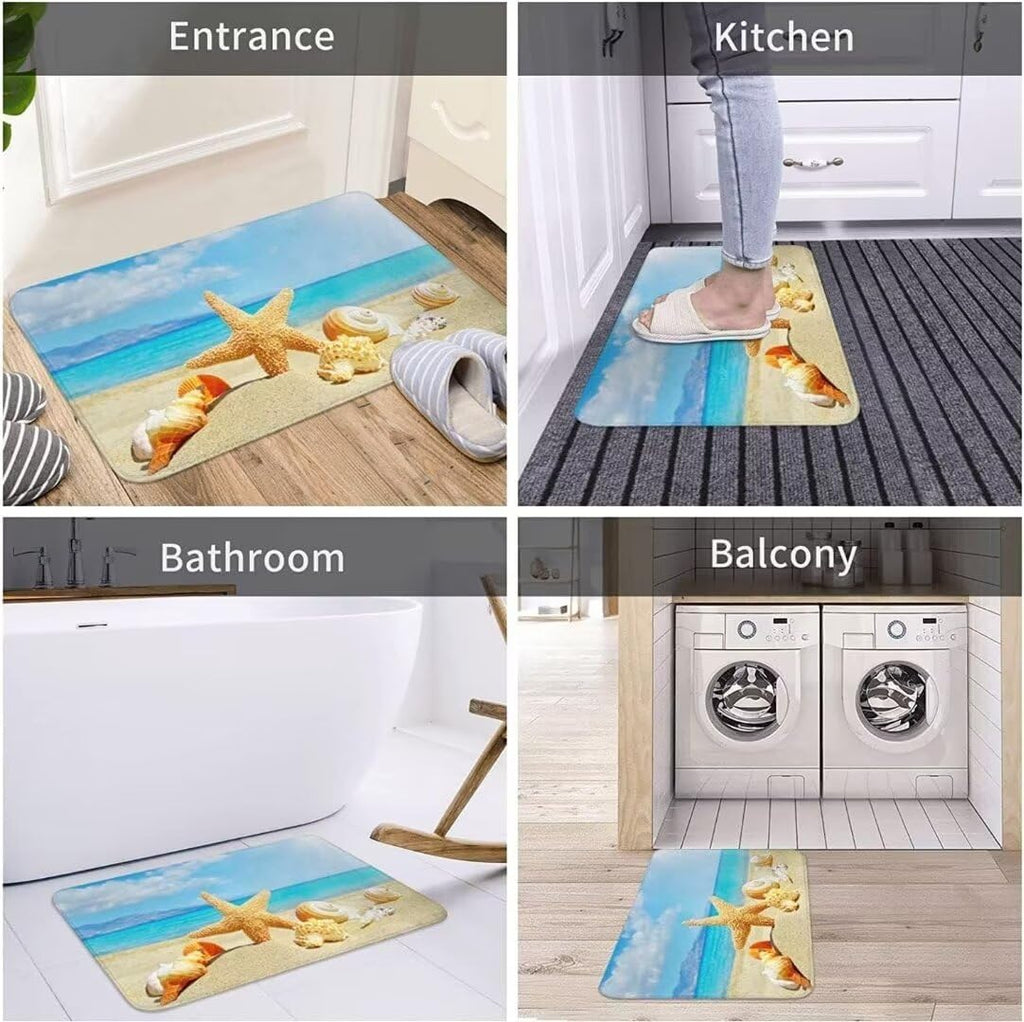 Regine Switzerland Door Mat - Funny Flannel Indoor Welcome Mat | 30 x 17 Inch Autism Awareness Decor