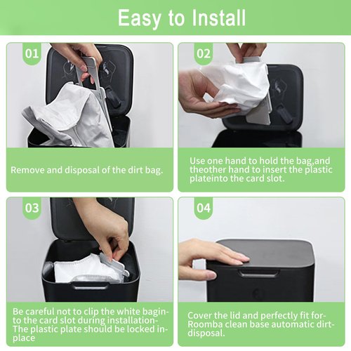 20 Pack Vacuum Bags Compatible with iRobot Roomba i7 i7+ i3 i3+ i8 i8+ j5+ i5+ i4 i4+ i1+ i6 i6+ j5+ j7 j7+ s9 s9 Plus Bags Automatic Dirt Disposal Bags