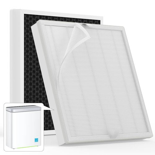 GoKBNY 2-Pack H7124 H712C Replacement Filter Compatible with GoveeLife H7124 and Smart Air Purifiers, Part # H7124-RF and H712C-RF
