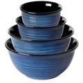 HASENSE Mixing Bowls for Cooking, Baking, Ceramic Serving Dishes Set of 4 for Salad, Fruits, Popcorn, Versatile Nesting Bowls for Housewarming Gift, 2.1/1.5/1.0/0.5 Qt, Dishwasher & Microwave Safe