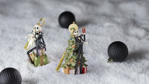 Lenox 897598 Nightmare Before Christmas Santa Jack Skellington Ornament, Christmas, Holiday Decorations