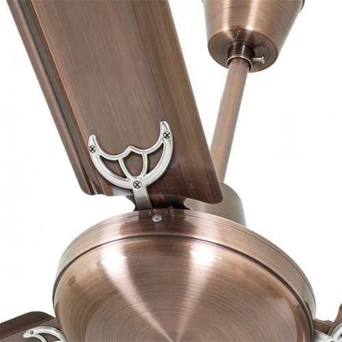 jojofuny Ceiling Fan Support Rod Replacement Metal Blade Arm for Ceiling Fan Parts Repair Sturdy Hardware for Balanced Operation，6.7" x 4.3", Silver