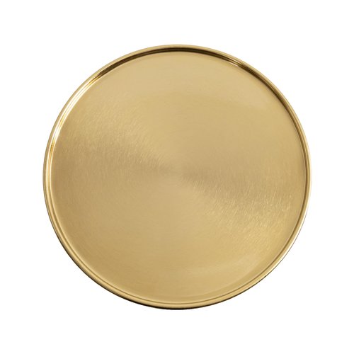 Kate and Laurel Frisk Modern Round Drink Table; 8 x 8 x 23; Gold; Metal Martini Table with Pedestal Table Design for Use as Small Indoor Plant Stand