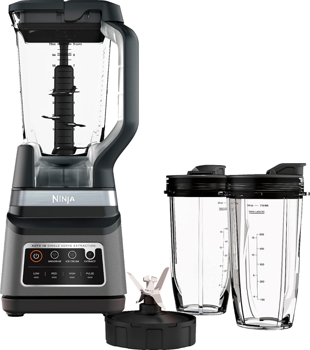Ninja BN751 Duo Plus Blender - Auto IQ Technology for Effortless Blending | Renewed Model