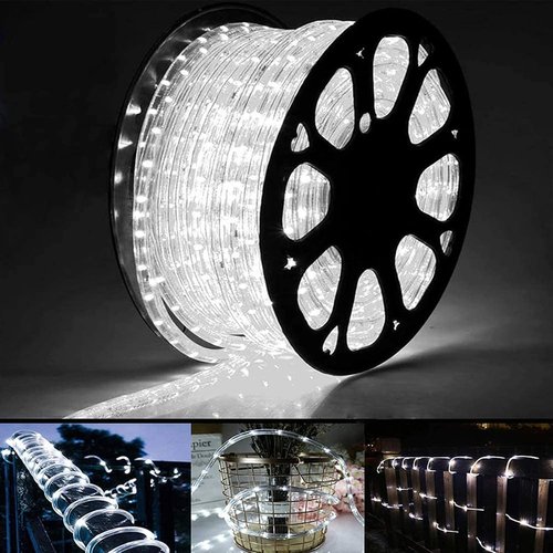 360 LED Rope Lights by [Brand Name] - 50ft Waterproof Connectable Tube Lights with 8 Modes for Indoor/Outdoor Decor
