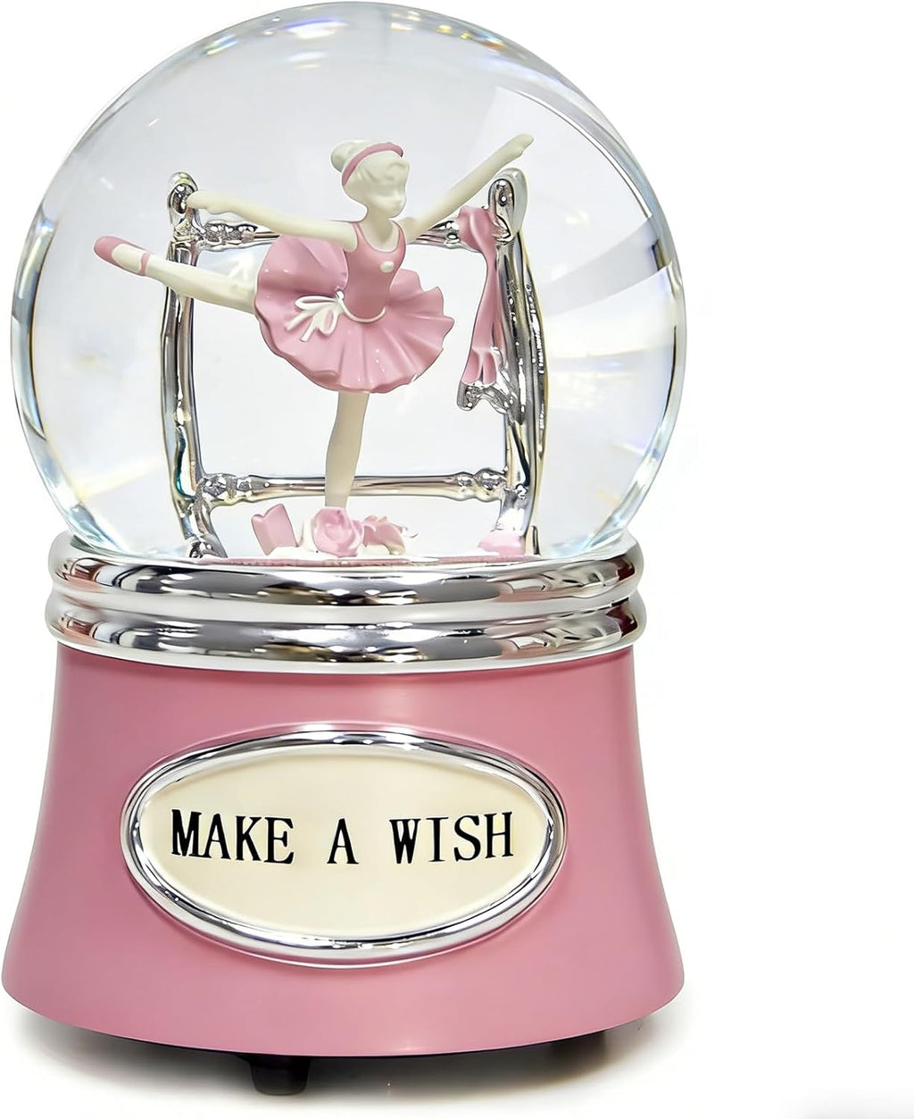 Skiennix Ballerina Snow Globe - Rotating Musical Dance Box | 100MM Water Globe Plays Fur Elise