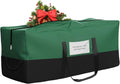 Skiennix Christmas Tree Storage Bag - Heavy Duty 600D Oxford Material for Up to 10 Ft Trees | Dampproof with Reinforced Handles & Dual Zipper