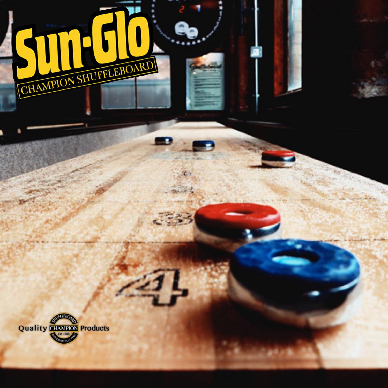 Sun-Glo #4 Speed Shuffleboard Powder Wax 16 oz
