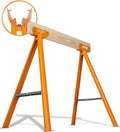BORA Jobhorse Saw Horses - Heavy Duty Steel Brackets for 2x4 | 1000 lb Capacity, Stable & Quick Setup