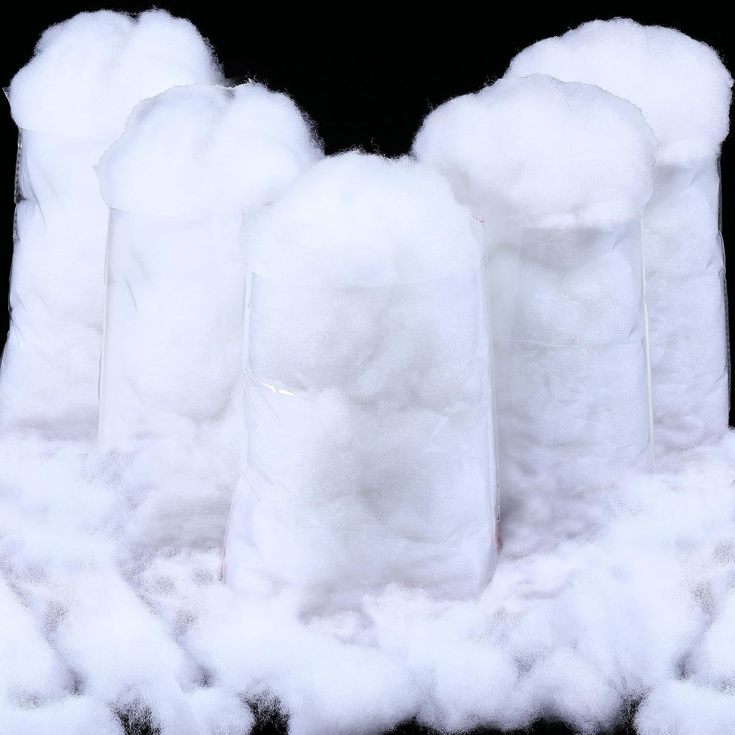 Shappy Christmas Fake Snow | 35.27 Ounce Fluffy White Cloud Fiber for Indoor Decor