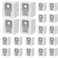 20 Packs Q8 Q7 Q5 Bag Replacement for roborock Q5 Q5+ Q7 Q7+ Q7 Max Q7 Max+ Q8 Max+ S7 MaxV Ultra S8+ S8 Pro Ultra Robot Vacuum Cleaner,Q5 bags:3L Large Capacity Disposable Bag Replacement