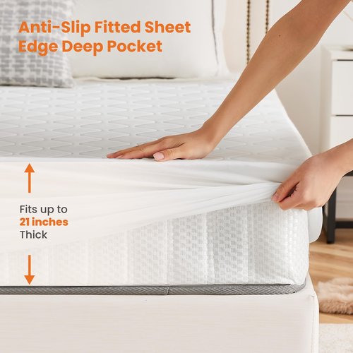 Sweetcrispy Heated Mattress Pad Queen Size (80×60″) – Dual Zone Electric Bed Warmer, 12 Adjustable Heat Settings, 12‑Hour Auto Shut‑Off, Machine Washable, ETL Certified