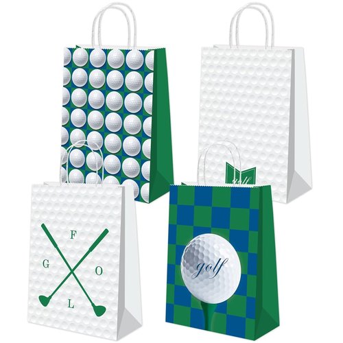 BQK 16Pcs Golf Goodie Bags Golf Themed Party Decorations Golf Party Favor Bags Golf gift bags Golf Birthday Party Supplies