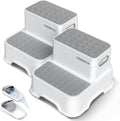 COOSEYA Kids' Step Stool - No-Slip Design for Bathroom & Potty Training | 2 Pack, Toddler-Friendly