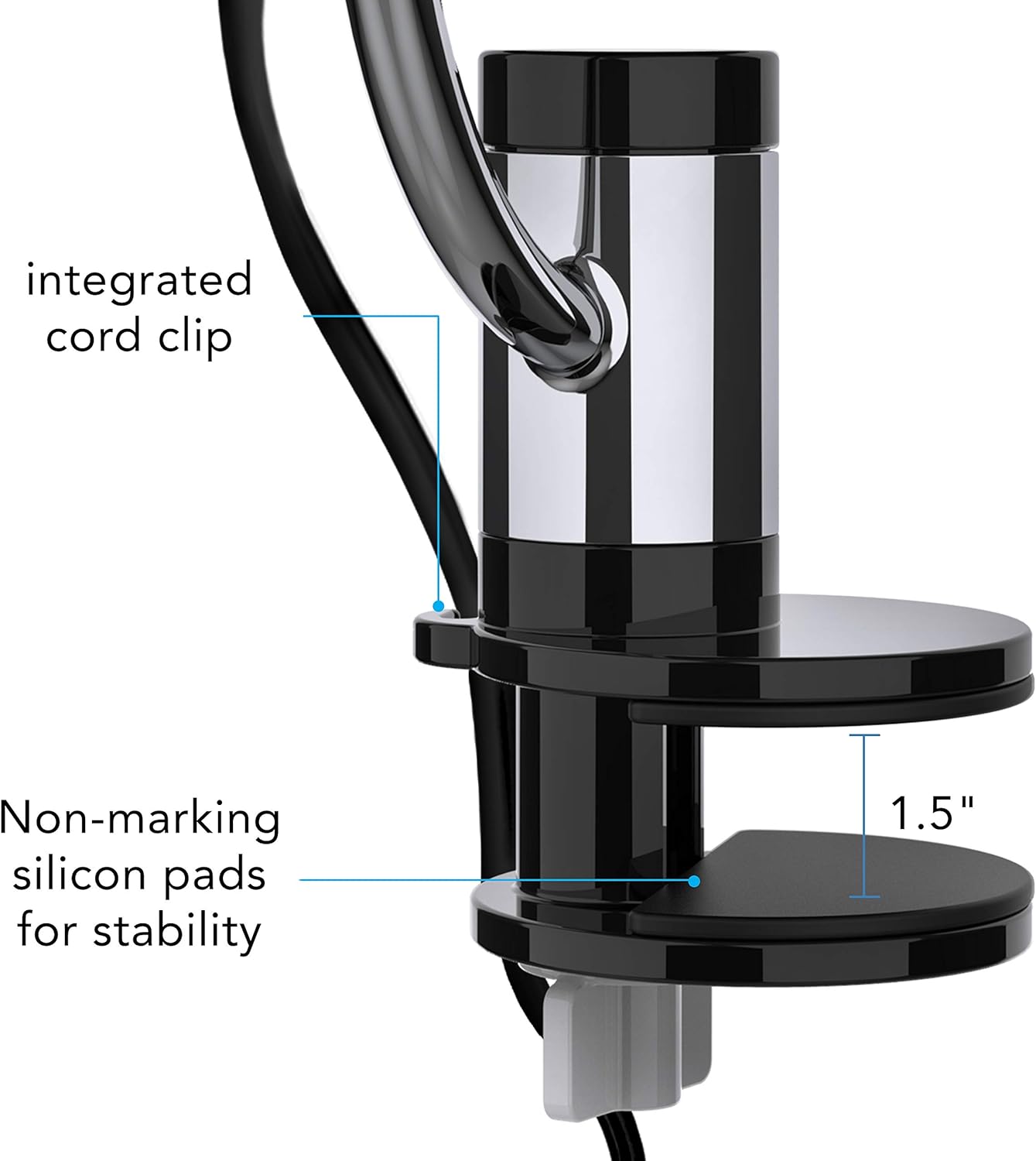 Vornado Pivot Clip Personal Air Circulator - 3-Speed Portable Desk Fan | 360-Degree Adjustable, Whisper Quiet, Black