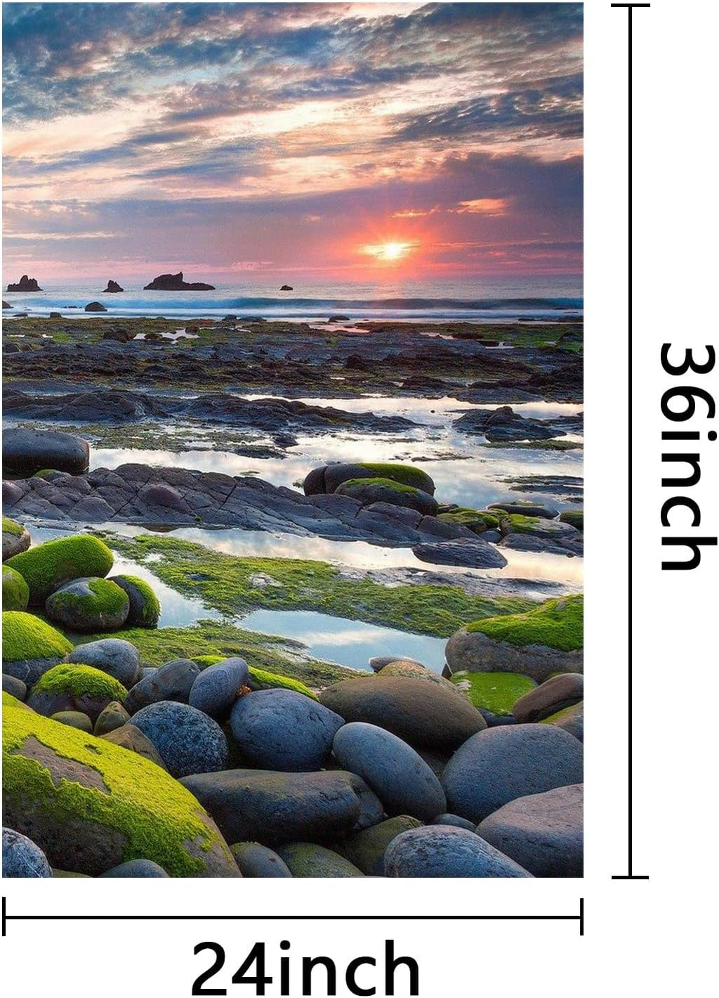 ZXDZSM Custom Canvas Poster - Personalized Photo Wall Art | Unframed 24" x 36" Size