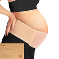 KeaBabies Pregnancy Belly Bands - Soft & Breathable Maternity Support Band | Adjustable Comfort (Classic Ivory, M/L)