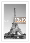 Upsimples 13x19 Picture Frame - Versatile Display for 11x17 or 13x19 Photos | White, 1 Pack