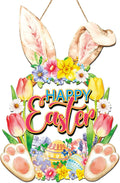 Regine Switzerland Easter Wreath - Charming Rabbit & Flower Design for Front Door Decor | Spring Welcome Sign