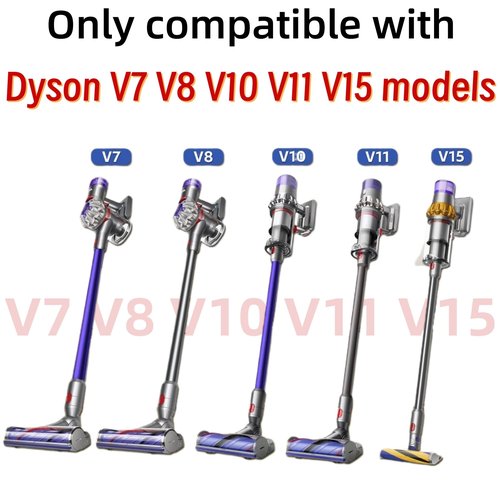 Low Reach Clean Adapter for Dyson V7 V8 V10 V11 V15 Vacuum Cleaner Quick Release Cleaning Tool Adaptor Bottom Converter Head Attachments Accessories for Cleaning Under Couch and Bed
