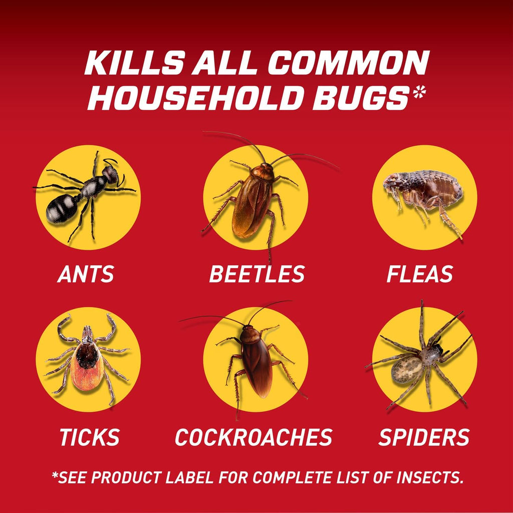 Ortho Home Defense Insect Killer - Ready-to-Use Bug Spray with Comfort Wand | Kills Ants, Cockroaches & Spiders, 1.33 Gal