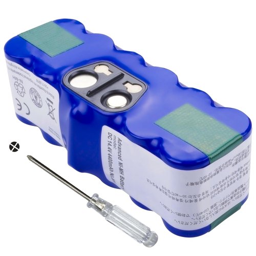 ANCBD Replacement NiMH Battery for iRobot Roomba 500 510 521 527 530 531 532 533 535 536 600 610 618 620 650 655 660 700 760 770 780 790 800 870 871 880 R3 Pet Series Blue 14.4V/4400mAh (Blue)