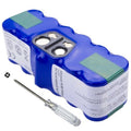 ANCBD Replacement NiMH Battery for iRobot Roomba 500 510 521 527 530 531 532 533 535 536 600 610 618 620 650 655 660 700 760 770 780 790 800 870 871 880 R3 Pet Series Blue 14.4V/4400mAh (Blue)