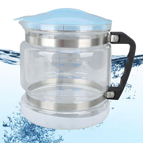 Jectse Water Glass Carafe for Distiller, 1 Gallon 4L Distiller Water Container Replacement Glass Collection Bottle Compatible with Counter Top Water Distiller Filter, Jectsewousghzm5p
