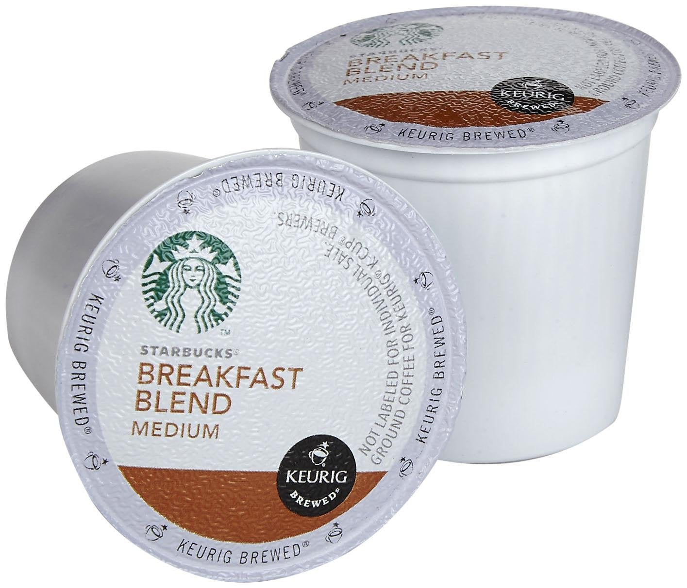 Starbucks Breakfast Blend K-Cup Pods - Smooth & Flavorful Coffee for Keurig | 16 Count