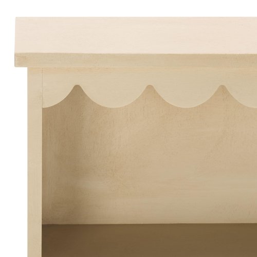 SAFAVIEH Home Collection Haven Natural Brown 3-Hook 3-Shelf Wall Mounted Rack (Fully Assembled)