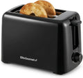Elite Gourmet 2-Slice Toaster - Cool Touch Design, 6 Browning Levels, Extra Wide Slots for Bagels, Black