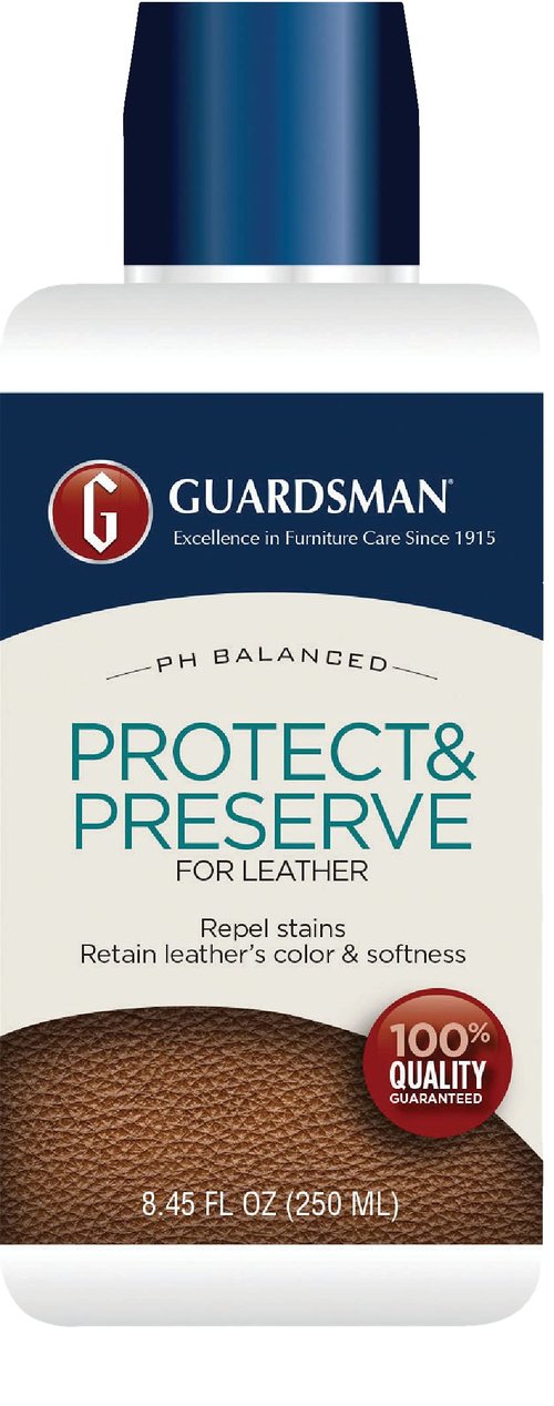 Guardsman Leather Care Bundle: Leather Cleaner and Leather Protector