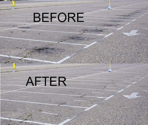 Terminator-HSD Concrete Oil Stain Remover Eco-Friendly Bio-Remediates and Removes Oil & Grease Stains on Concrete and Asphalt Driveways, Garages, Pavers, Patios, Parking Lots and Streets(2 LB)