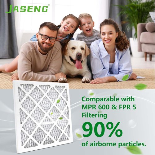 MERV 8 10x10x1 Furnace Air Filters by [Brand Name] - 6 Pack HVAC Replacement | Efficient Dust & Allergen Filtering