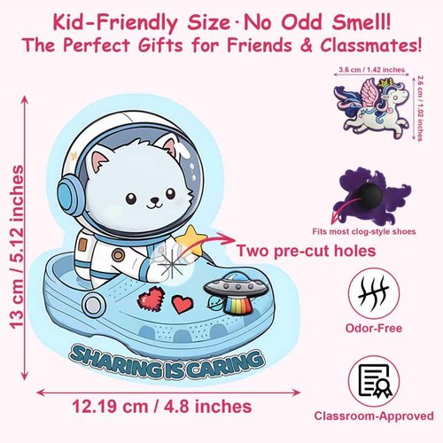 Classroom Exchange Valentine Cards 30 Pcs with 60 Cute Shoe Charms, Class Valentines Day Cards for Kids, Students Valentine Party Favors for Boys and Girls, Funny Valentines Bulk for School Classmates