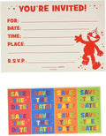 Sesame Street "Elmo Turns One" Postcard Invitation. 8ct, Multicolor, 4 1/4" x 6 1/4" (491835)