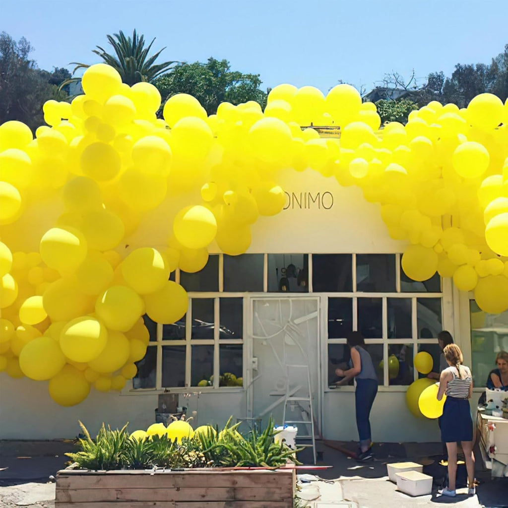 PartyWoo Yellow Balloons - 20pcs 18-Inch Latex Helium Balloons for Birthday & Baby Shower Decor