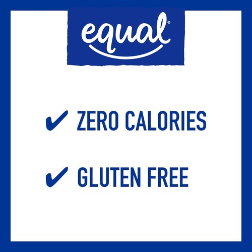 EQUAL 0 Calorie Sweetener - Zero Calorie Sugar Substitute Packets | 500 Count for Guilt-Free Sweetness